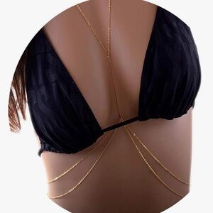 14K Gold Plated Body Chain